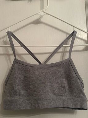Alo Sports Bra Grey